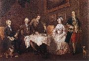 HOGARTH, William The Strode Family w oil on canvas